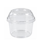 PET Round Containers + Lids