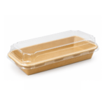 Rectangular Kraft Boxes With Transparent Lid - Image 2