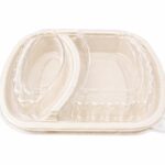 Biodegradable Sugarcane Tray With Lid