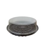 Black Round Container with Lid